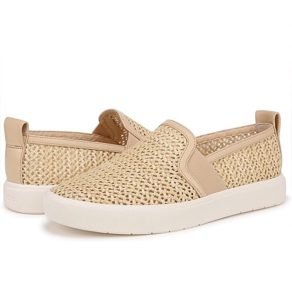 Vince | Blair Raffia Slip On Sneakers - Picture 1 of 9